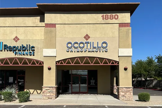 Chiropractic Ocotillo AZ Front Of Office